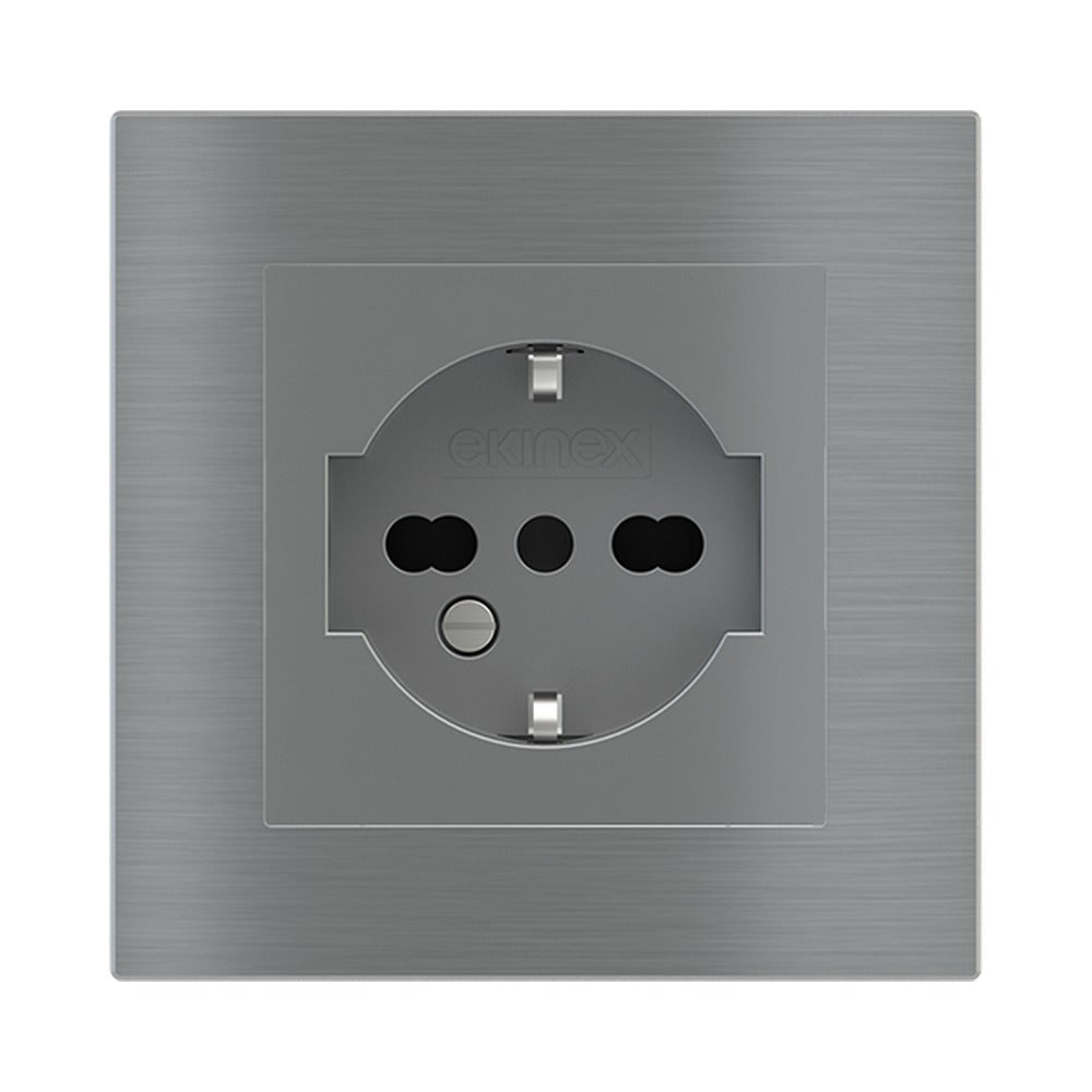 Ekinex EK-DQG plate – Metal Titanium (GBS)