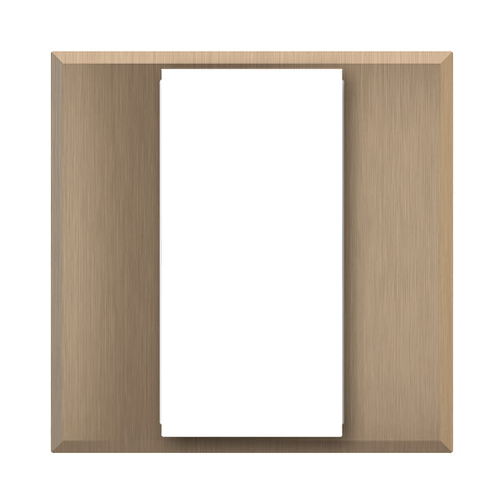 Ekinex ERA square frame Tank (closed) for 1/2-rocker pushbutton EK-FOD – Warm Brass