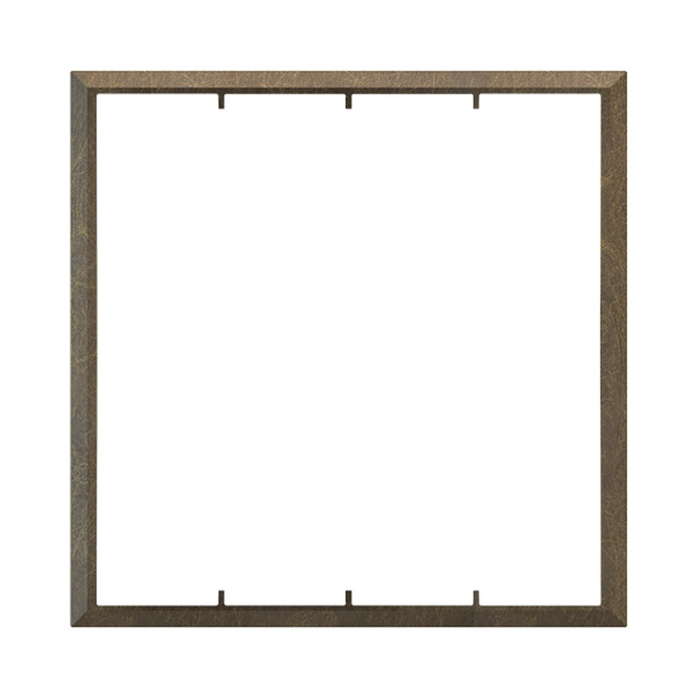 Ekinex ERA square frame Slim (open) for 4-rocker pushbutton EK-FOE – Bronze Corked