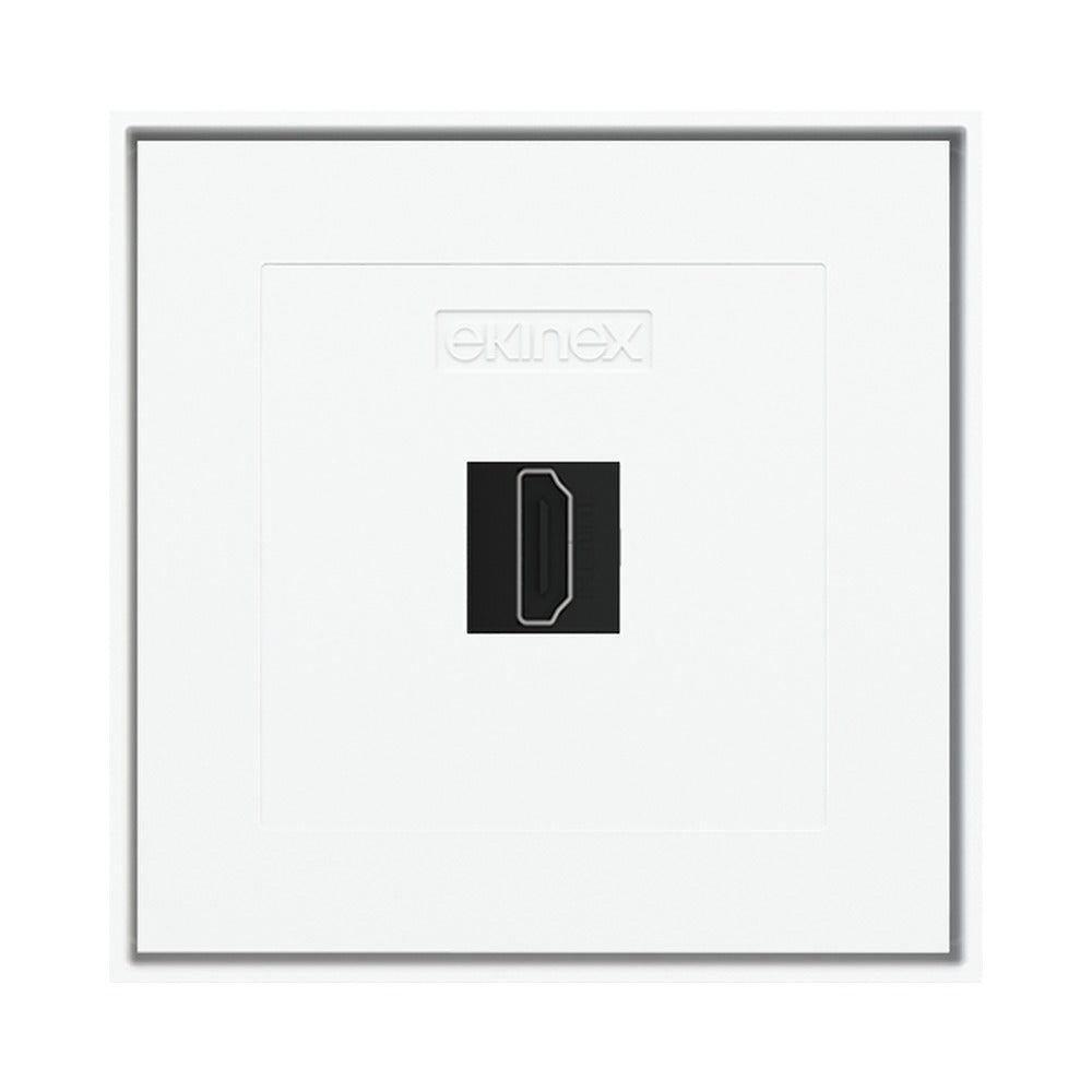 Ekinex keystone double USB-C charger module, black EK-KSM-2USBC-BL