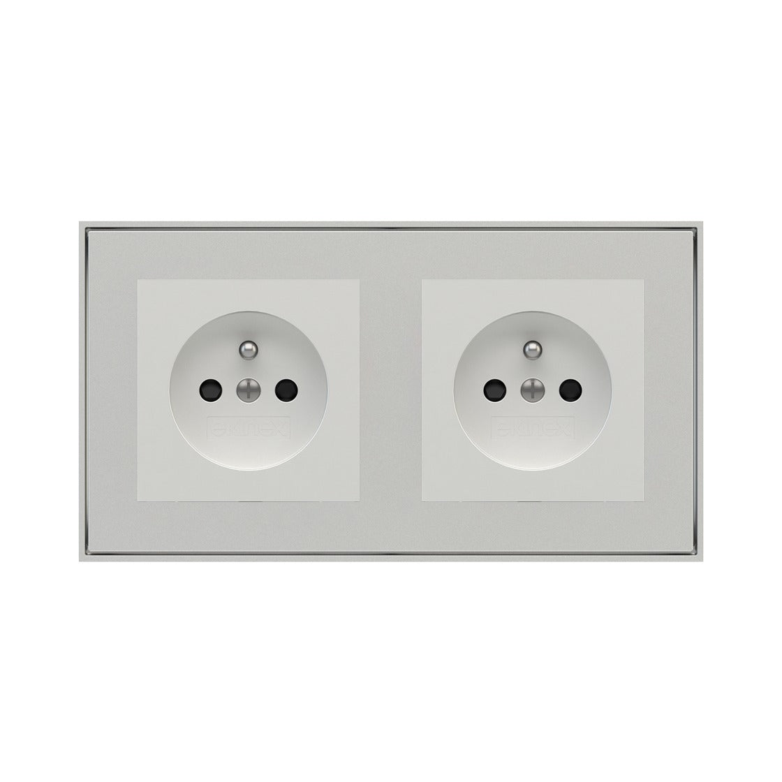Ekinex EK-P2P plate – Technopolymer Silver (GAG)