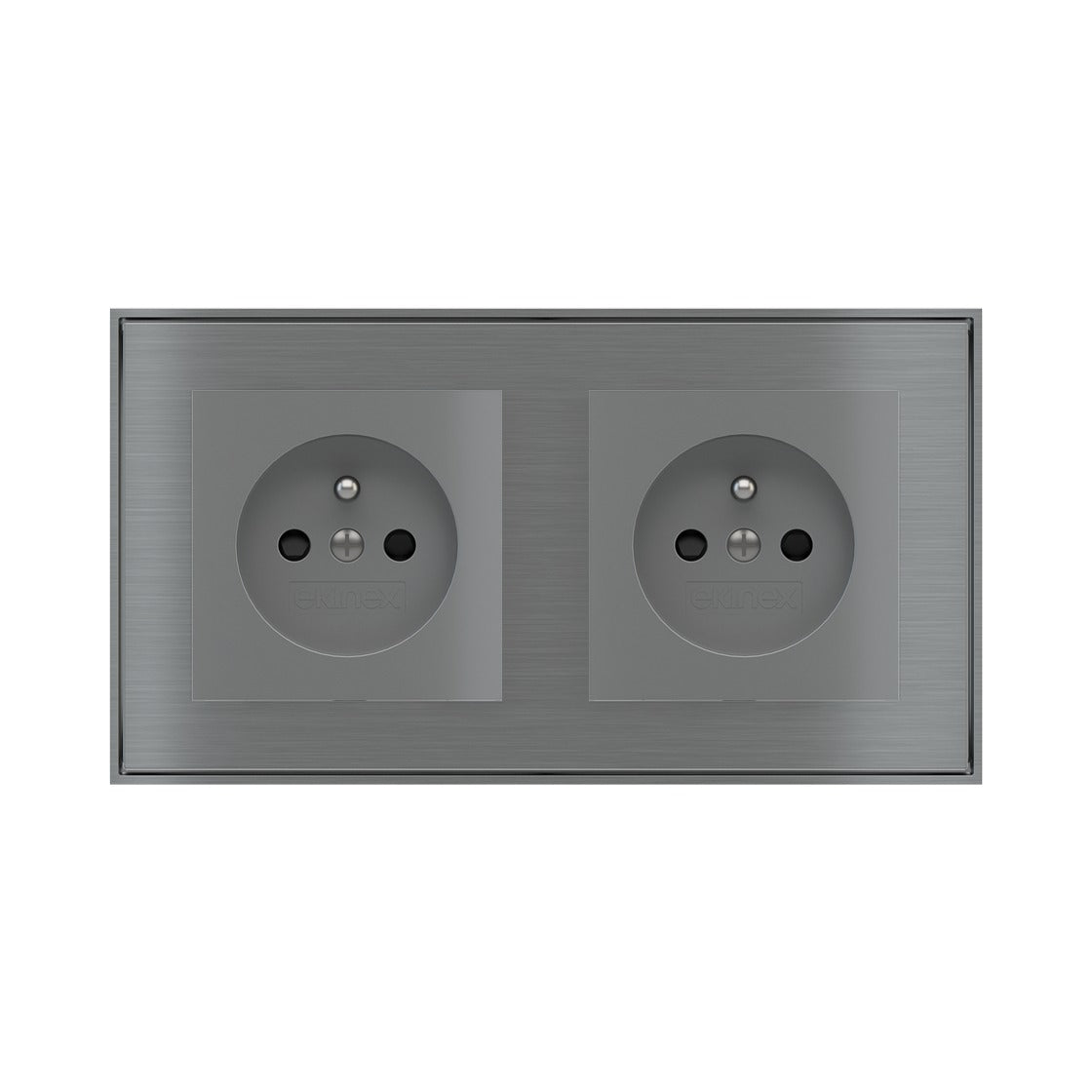 Ekinex EK-P2P plate – Metal Titanium (GBS)
