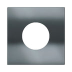Ekinex Proxima square magnetic plate for Schuko/FR/IL socket EK-PQA-T – Black Metal