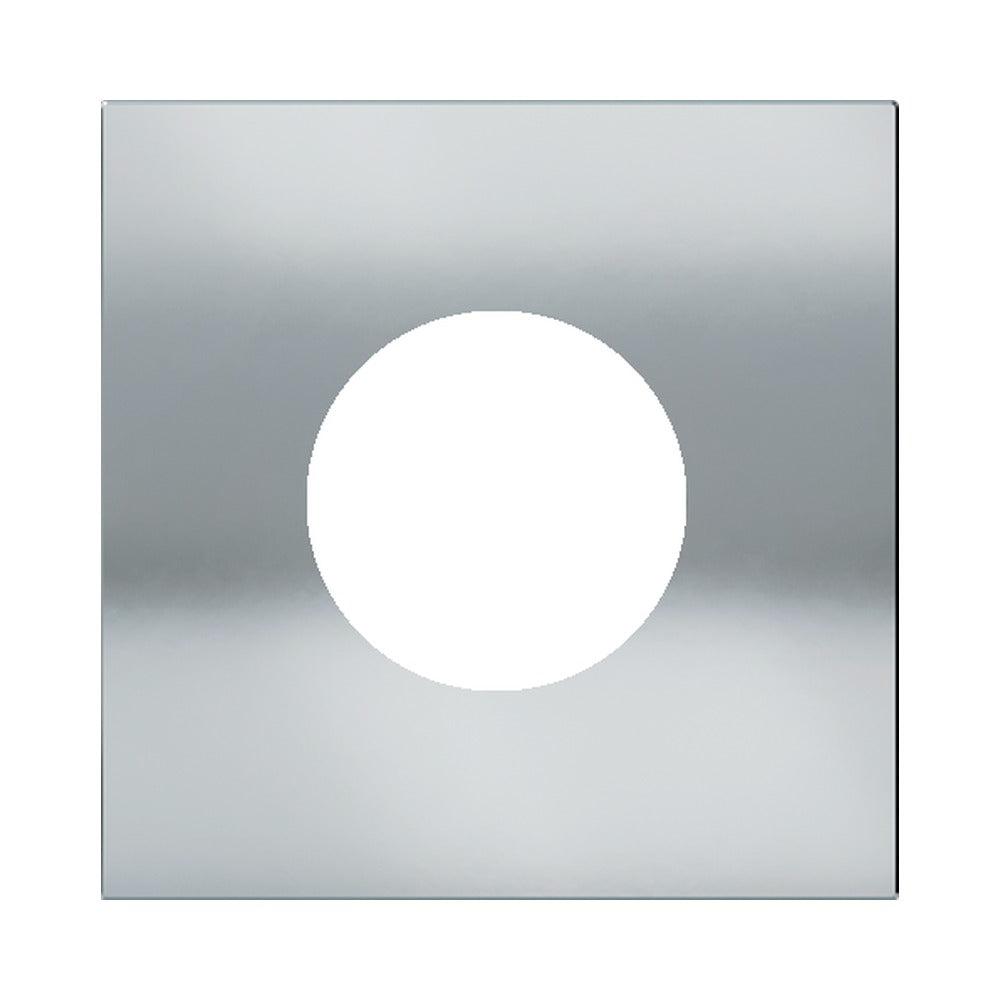 Ekinex Proxima square magnetic plate for Schuko/FR/IL socket EK-PQA-T – Chrome