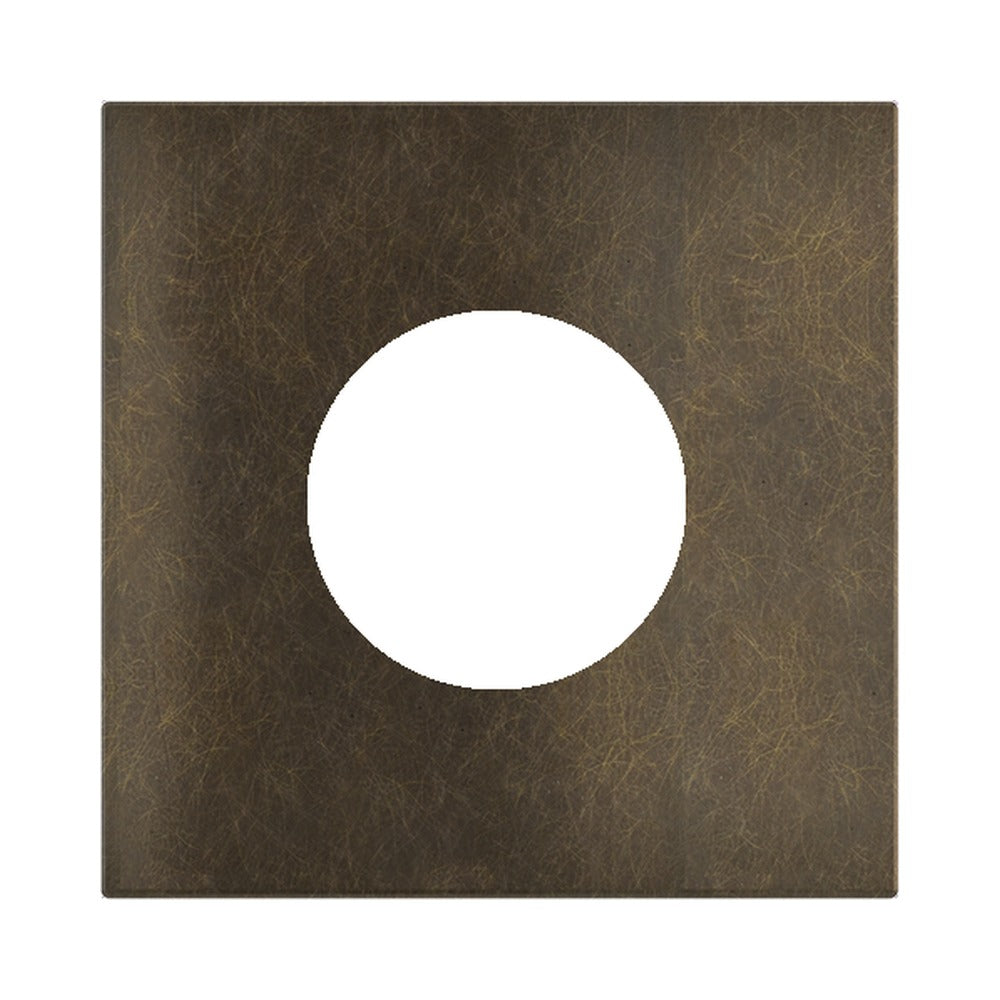 Ekinex Proxima square magnetic plate for Schuko/FR/IL socket EK-PQA-T – Bronze Corked