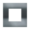 Ekinex Proxima square magnetic plate, 45x45 window (UK, multistandard, modules) EK-PQA-P – Black Metal