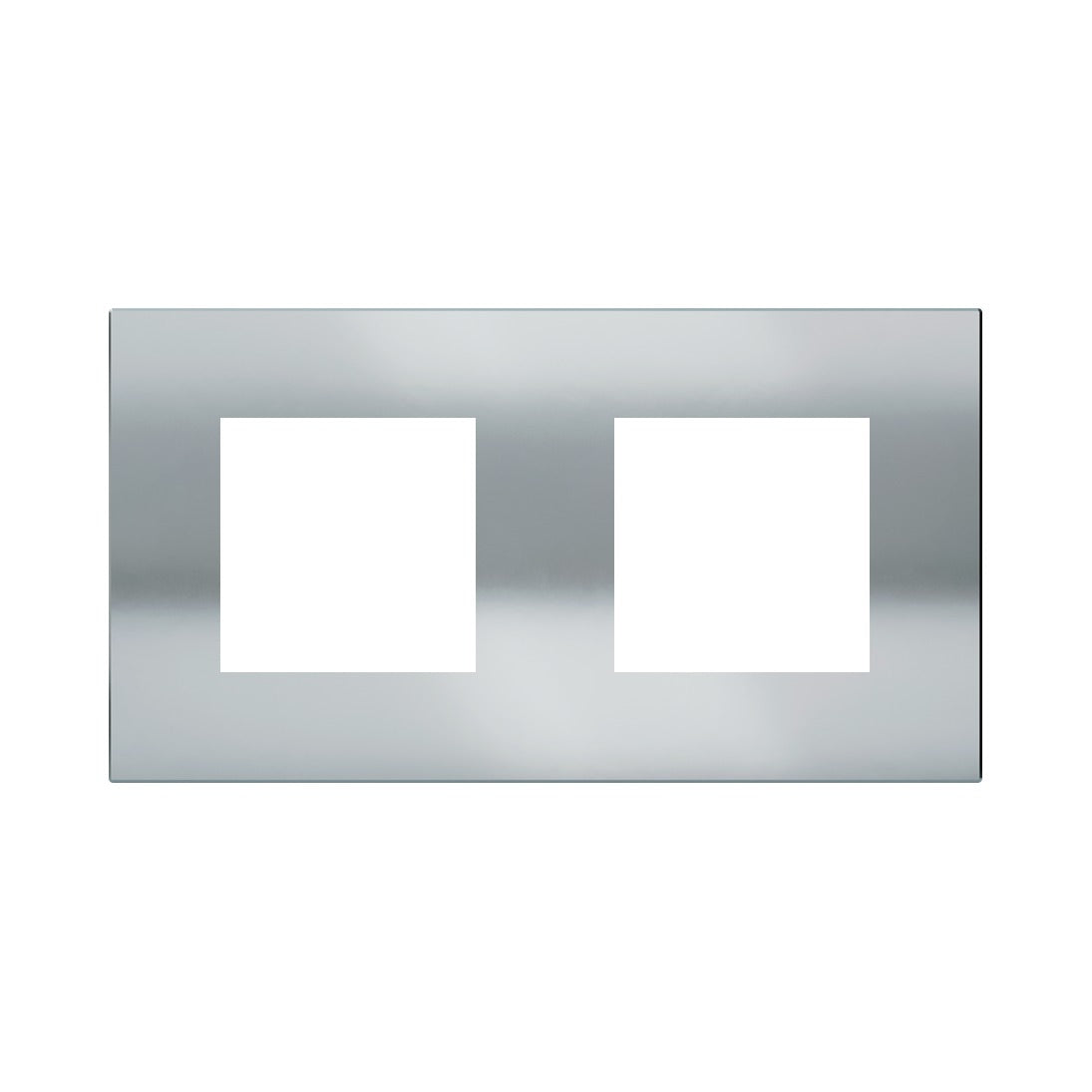 Ekinex Proxima 2-fold magnetic plate, 2x 45x45 windows EK-P2A-PP – Chrome