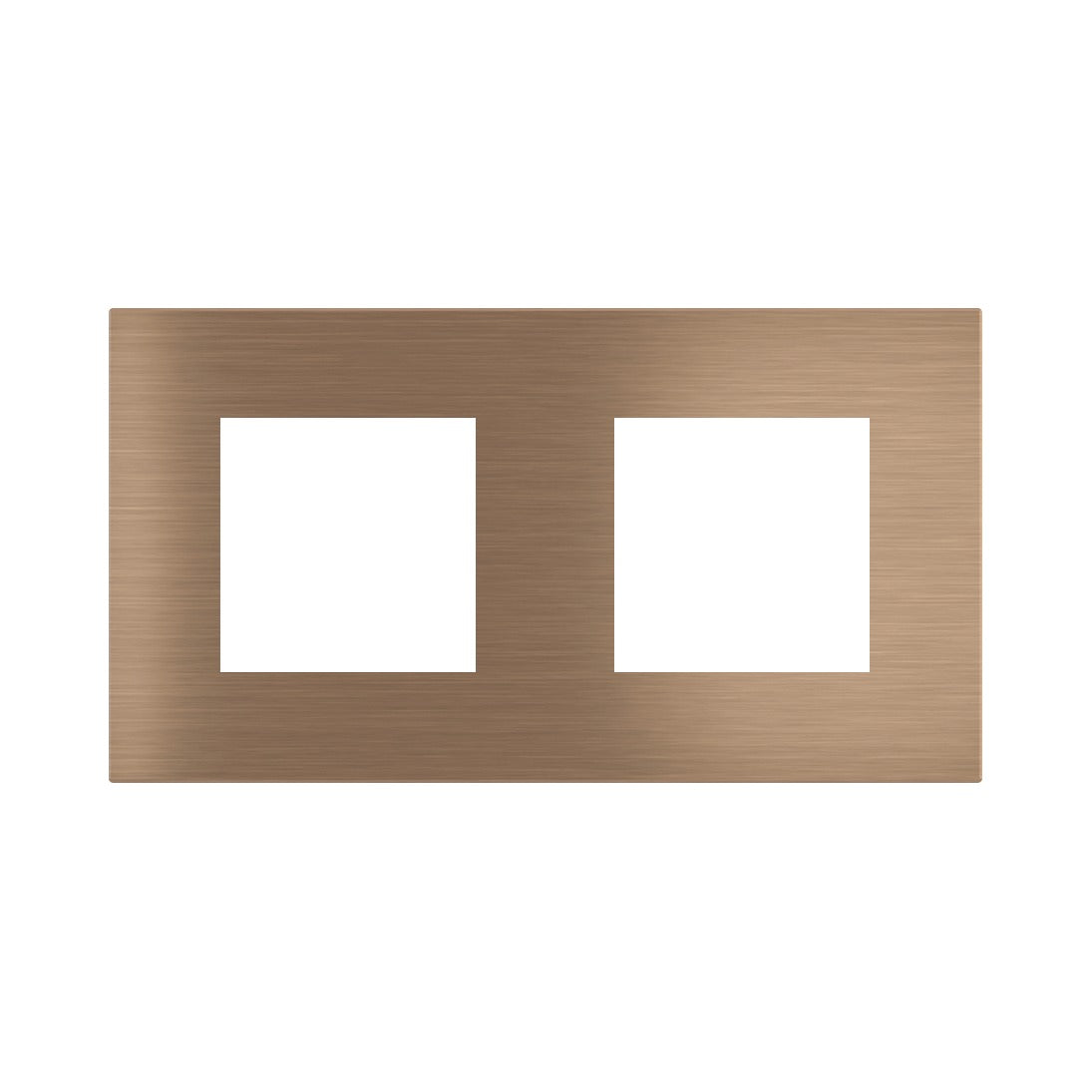Ekinex Proxima 2-fold magnetic plate, 2x 45x45 windows EK-P2A-PP – Dark Chocolate