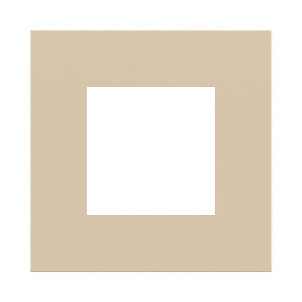Ekinex Proxima square magnetic plate, 45x45 window (UK, multistandard, modules) EK-PQA-P – Beige Luxor
