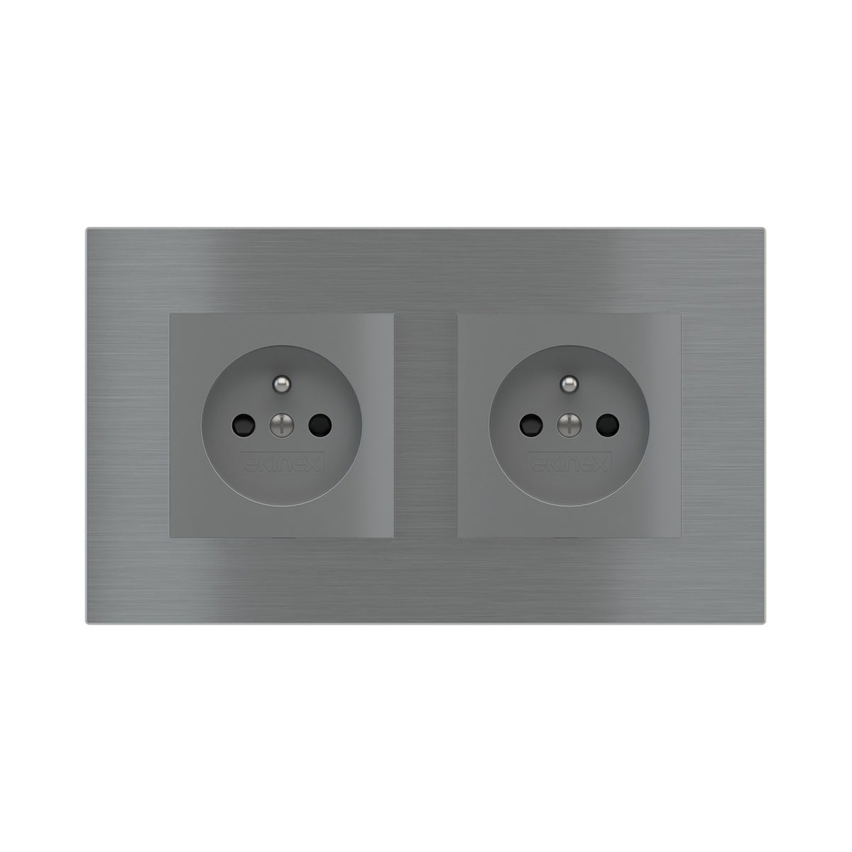 Ekinex EK-S2P plate – Metal Titanium (GBS)