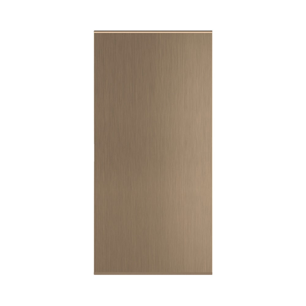 Ekinex ERA wide rocker 39.7x81.5 (1-rocker configuration) EK-T2V – Warm Brass