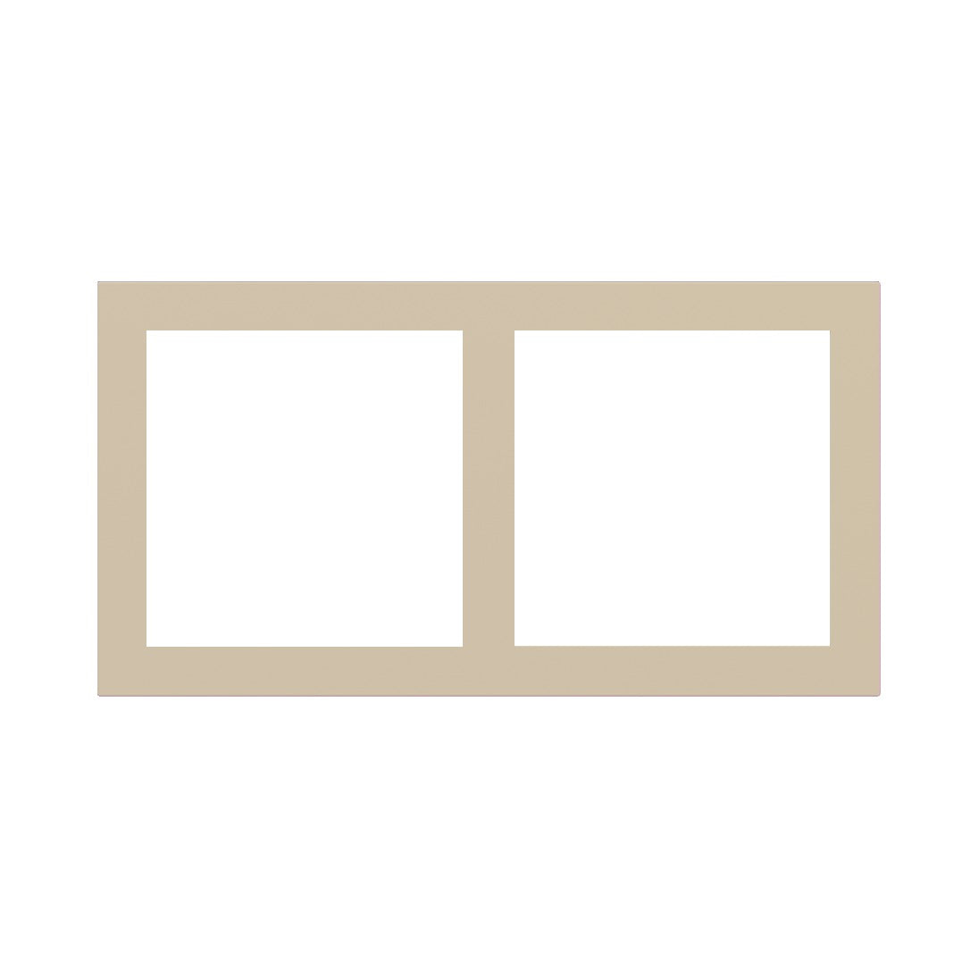 Ekinex 2-fold plate – Fenix NTM Beige Luxor (FBL)