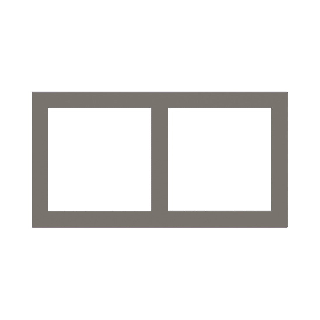 Ekinex 2-fold plate – Fenix NTM Grey London (FGL)