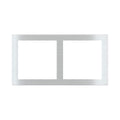 Ekinex 2-fold plate – Metal Aluminium (GBQ)