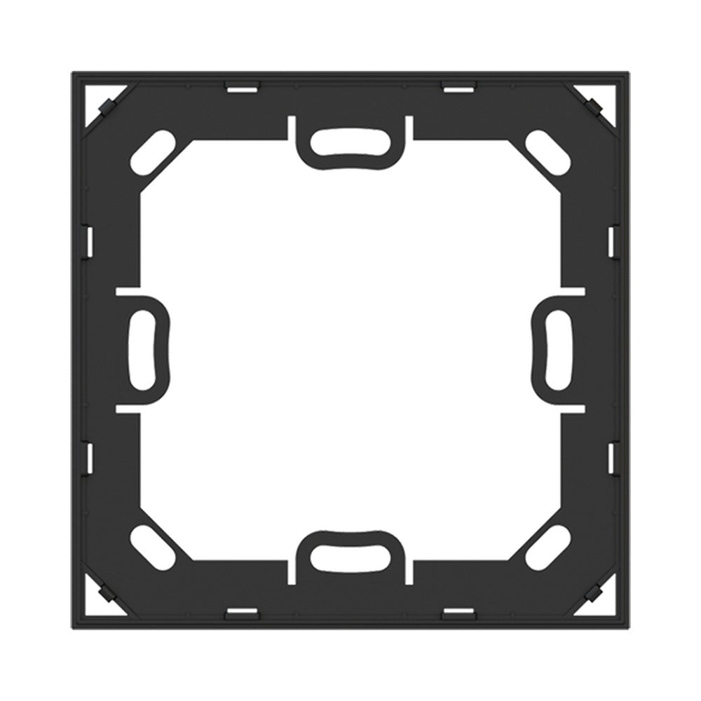 Ekinex square adapter for FF/71/Deep square plates EK-TAQE-1 / EK-TAQ-1 – Universal / third-party inserts (TAQ) / 'NF / Deep, black