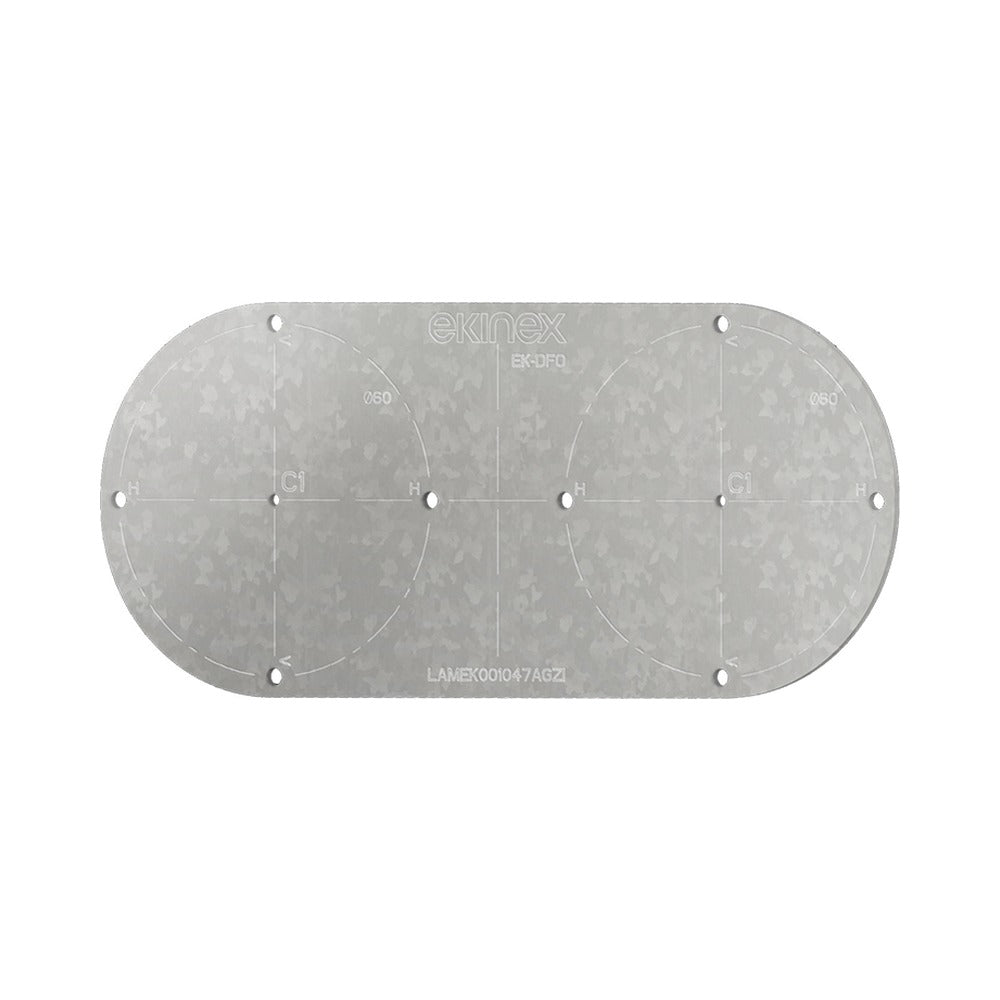 Ekinex template for side-by-side mounting of FF devices, 5 pcs – Form (EK-DFO)