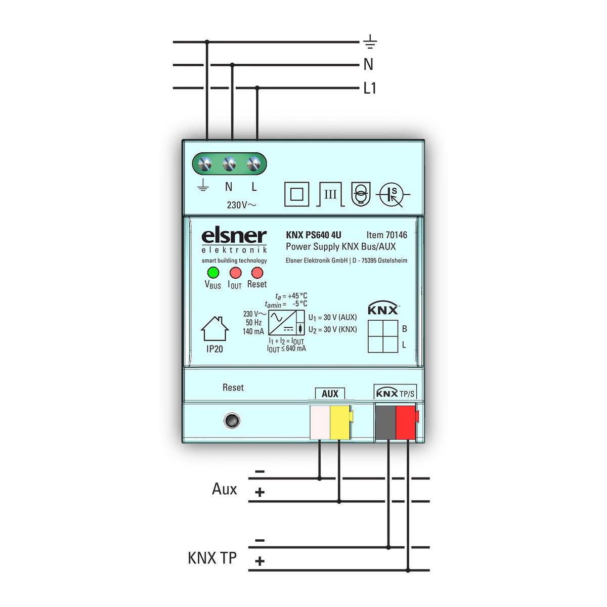 Elsner KNX PS640 4U