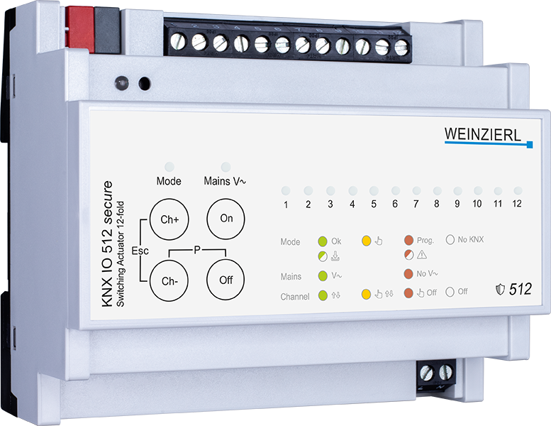 KNX IO 512 secure by Weinzierl