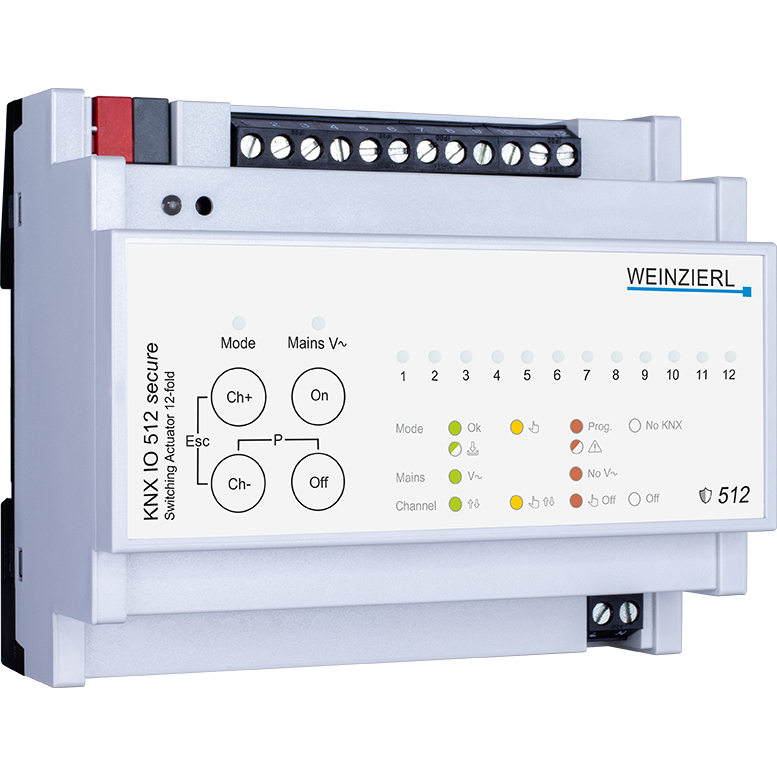 KNX IO 512 secure by Weinzierl
