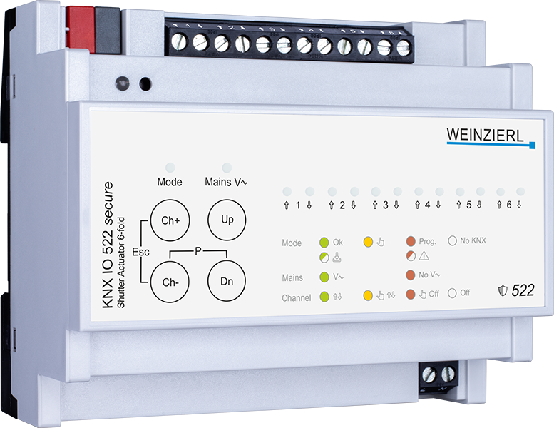 KNX IO 522 secure by Weinzierl
