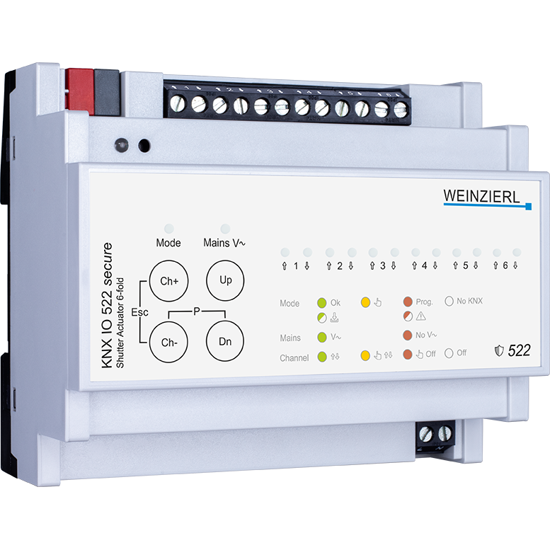 KNX IO 522 secure by Weinzierl