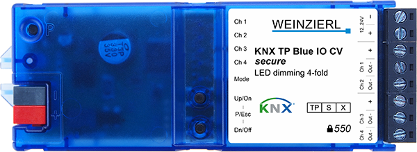 KNX TP Blue IO 550 CV secure by Weinzierl