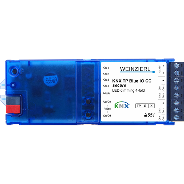 KNX TP Blue IO 551 CC secure by Weinzierl