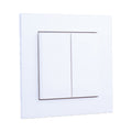 Double rocker: white glossy by Weinzierl
