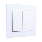 Double rocker: white glossy by Weinzierl