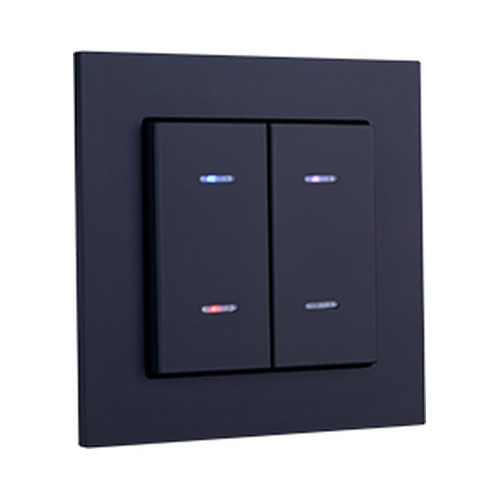 Double rocker: black matt by Weinzierl