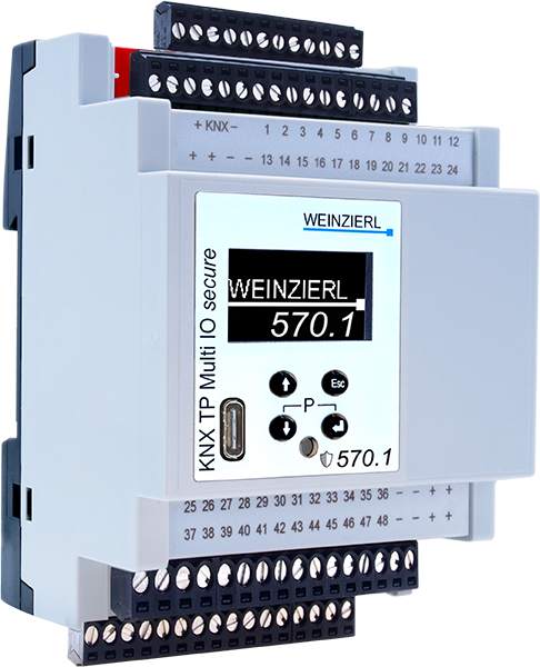 KNX TP Multi IO 570.1 secure by Weinzierl