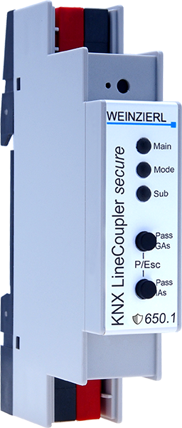 KNX LineCoupler 650.1 secure by Weinzierl