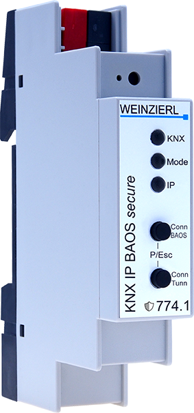 KNX IP BAOS 774.1 secure by Weinzierl