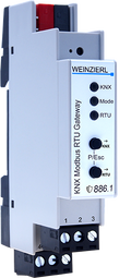 KNX Modbus RTU Gateway 886.1 secure by Weinzierl