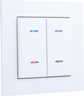 Double rocker: white glossy by Weinzierl